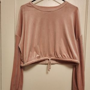 Crop Top Velvet 2xl